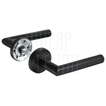 Дверная ручка на круглой розетке Fuaro (Фуаро) R.DSS201-0204/19