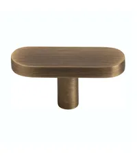 Мебельная ручка 0074 S 53x19x28mm MAB матовая бронза