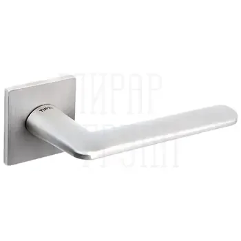 Дверная ручка на квадратной розетке Tupai Eliptica 3098 5S Q (на тонком основании 5 мм)