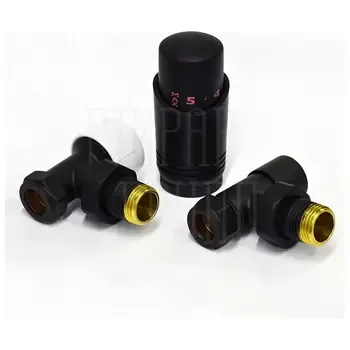 Комплект для подключения радиатора Carlo Poletti термостатический угловой на 1/2