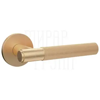 Дверная ручка Punto (Пунто) на круглой розетке "FORM"