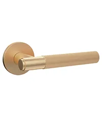 Дверная ручка Punto (Пунто) на круглой розетке "FORM"