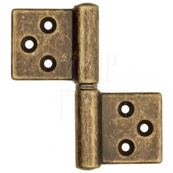 143**032S_T Петля накладная без врезки ALDEGHI 32x35 (правая) сечение стержня круглое