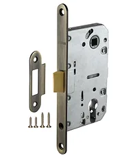 Замок межкомнатный Fuaro (Фуаро) под цилиндр PLASTIC P85C-50