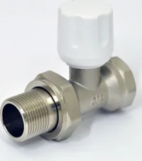 Вентиль Carlo Poletti регулировочный угловой 1/2" ВР никель