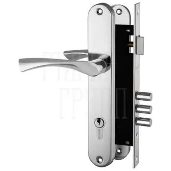 Замок цилиндровый Fuaro (Фуаро) с в комплекте с ручкой LOCKSET.9011 (SET F9011)