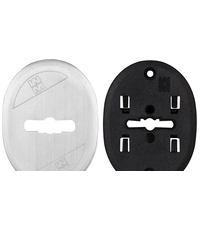 Накладка Mottura (Моттура) на сувальдный замок овальная 95.323 (МАТОВЫЙ ХРОМ) 1 шт