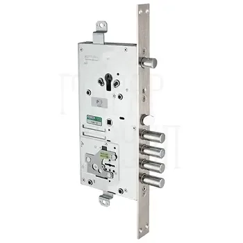 Замок врезной Mottura (Моттура) двухсистемный 54.J939M-D MyKey (правый) перекод. с торца кл. 60 мм без накл.