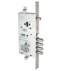 Замок врезной Mottura (Моттура) двухсистемный 54.J939M-D MyKey (правый) перекод. с торца кл. 60 мм без накл.