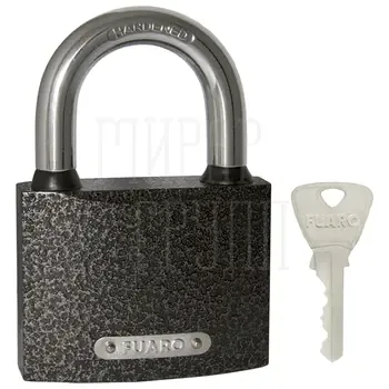 Замок навесной Fuaro (Фуаро) PL-01-75 англ. 3 кл. коробка