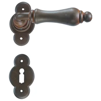 Дверная ручка кованая раздельная Galbusera ART. 2501 "BERLINO"