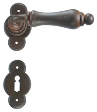 Дверная ручка кованая раздельная Galbusera ART. 2501 "BERLINO"