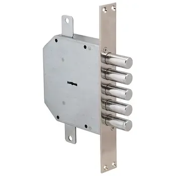 Замок Mottura (Моттура) врезной сувальдный 50.798-S (левый) ключ 40 мм без накл.