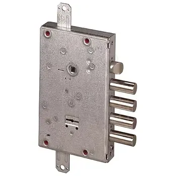 Замок Cisa (Чиза) врезной сувальдный с защёлкой NEW CAMBIO FACILE 57.665.48 (тех. упаковка) ключ 44 мм