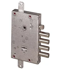 Замок Cisa (Чиза) врезной сувальдный с защёлкой NEW CAMBIO FACILE 57.665.48 (тех. упаковка) ключ 44 мм