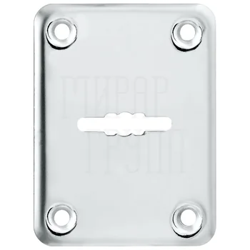 Декоративная Punto (Пунто) накладка ESC081/0-SS (нержавейка) на сув. замок без шторки (1 шт.) тех.упак.