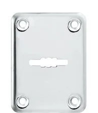 Декоративная Punto (Пунто) накладка ESC081/0-SS (нержавейка) на сув. замок без шторки (1 шт.) тех.упак.
