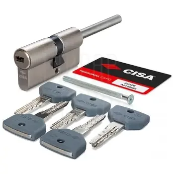 Цилиндровый механизм Cisa (Чиза) ключ-шток ASIX P8 0Q317-91.12 (75 мм/40+10+25)
