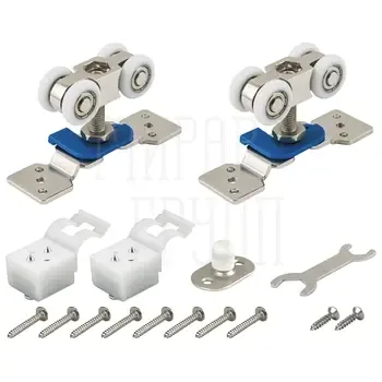 Комплект роликов Armadillo для раздвижных дверей DIY Comfort 60/4 kit (877)