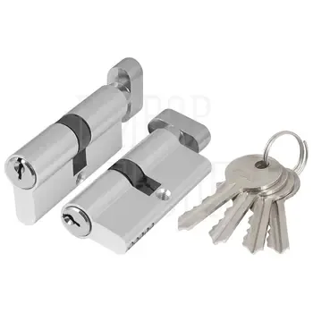 Цилиндровый механизм Ajax (Аякс) (AX102/60) AX1002Knob 60 mm (25+10+25) 4Key с вертушкой