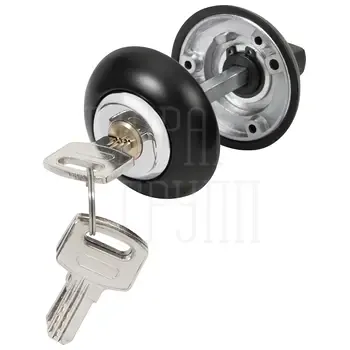 Ручка поворотная Ajax (Аякс) с фиксацией ключом BK6.FIX.JR