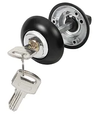 Ручка поворотная Ajax (Аякс) с фиксацией ключом BK6.FIX.JR