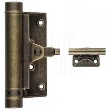 115OA001 Доводчик дверной стальной пружинный до 25 кг Aldeghi (77x235мм)