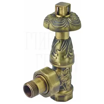 Вентиль Carlo Poletti "Art Deco" термостатический угловой 3/4