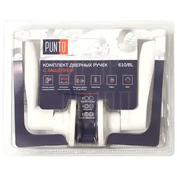Ручка Punto (Пунто) защелка DK610 PS (без фик.)
