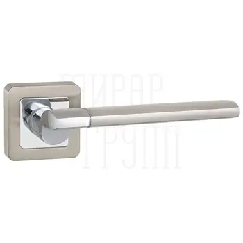 Дверная ручка Punto (Пунто) на квадратной розетке "GALAXY" QR