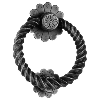 Дверная рчка-гонг(стучалка) кованая стальная Galbusera Art.608 BATTENTE