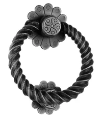 Дверная рчка-гонг(стучалка) кованая стальная Galbusera Art.608 BATTENTE