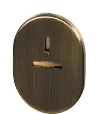 Накладка Fuaro (Фуаро) на сувальдный замок ESC.S-lift.SF/OV.476 (ESC 476) с шторкой