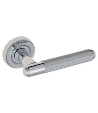 Дверная ручка на розетке Venezia "EXA ZIG" D6