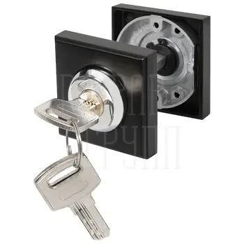 Ручка поворотная Ajax (Аякс) с фиксацией ключом BK6.FIX.JK