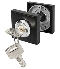 Ручка поворотная Ajax (Аякс) с фиксацией ключом BK6.FIX.JK