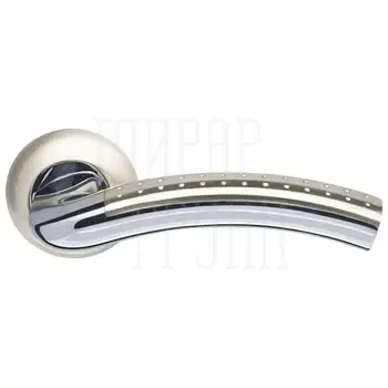 Ручка раздельная на круглой розетке Armadillo "Libra" LD26