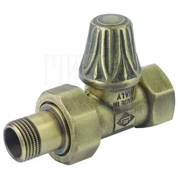 Вентиль Carlo Poletti "Artistic/Classic Art" запорный прямой 1/2