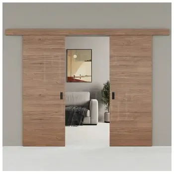 Комплект роликов для 2-х раздвижных дверей SET-80 K.SISTEM (Италия) до 80 кг и 4 метра профиль, без доводчиков