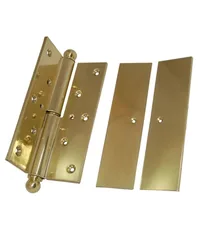 Петля дверная P180 мм (левая) c накладкой