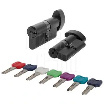 Цилиндровый Punto (Пунто) MaxPro7002Knob60mm(25+10+25) BL 7key с вертушкой