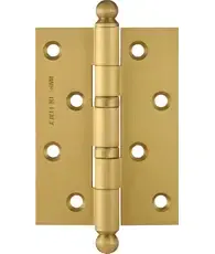 Петля дверная универсальная латунная Extreza 5110 102x76x3