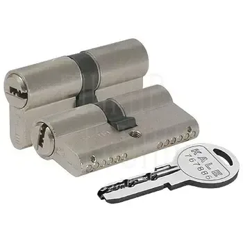 Цилиндровый механизм Kale kilit (Кале килит) 164 SN/90 (35+10+45) mm никель