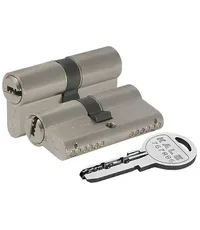 Цилиндровый механизм Kale kilit (Кале килит) 164 SN/90 (35+10+45) mm никель
