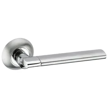 Дверная ручка на круглой розетке ADDEN BAU "Line" A142