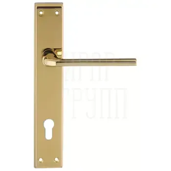 Дверная ручка Extreza Hi-Tech "TERNI" 320 на планке под цилиндр PL13