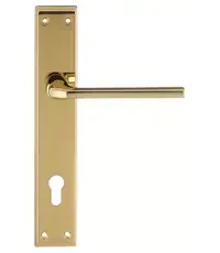 Дверная ручка Extreza Hi-Tech "TERNI" 320 на планке под цилиндр PL13