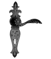 Дверная ручка кованая на планке Galbusera ART. 505 "CORTINA"