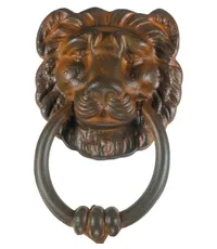 Дверная рчка-гонг(стучалка) кованая стальная Galbusera Art.2215 BATTENTE