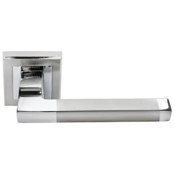 Дверная ручка на квадратной розетке RUCETTI RAP 17-S